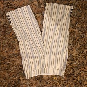 Lane Bryant Laney striped crop pant Sz.18